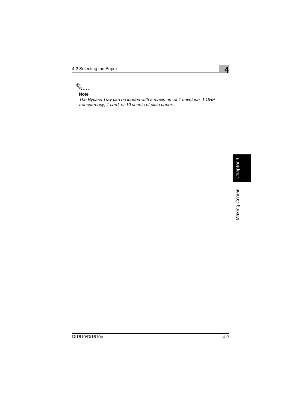 Konica Minolta Di1610 User Manual | Page 70 / 148
