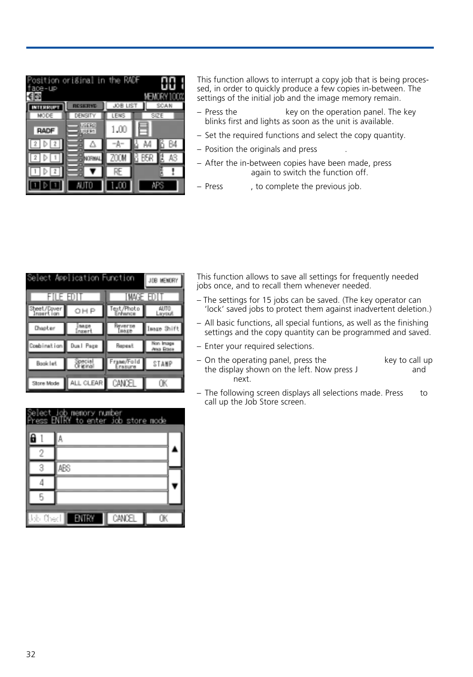 Other basic functions, 4 copy interrupt | Konica Minolta 7020 User Manual | Page 32 / 58