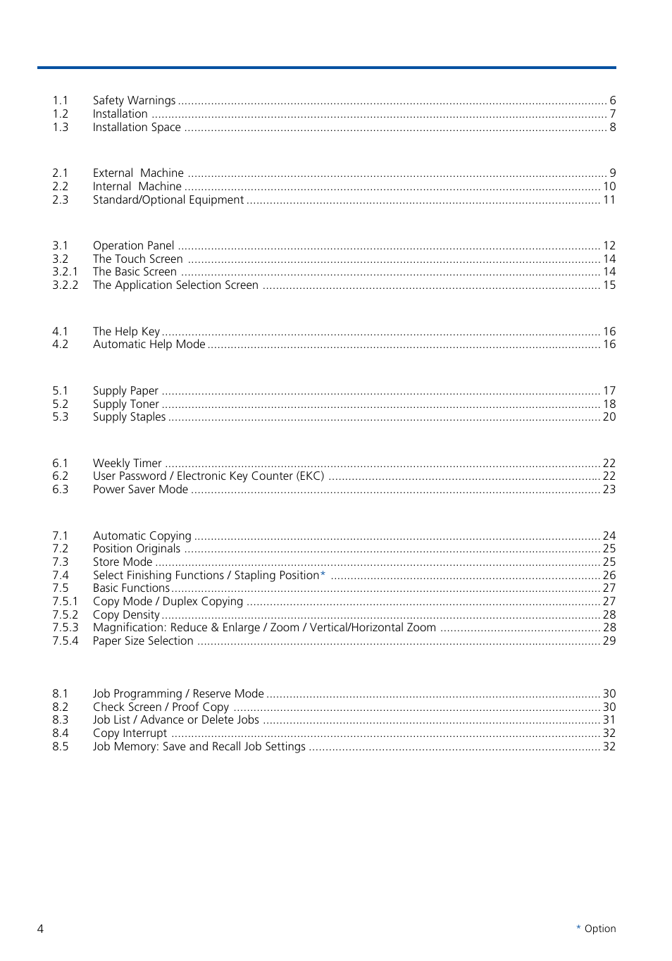 Konica Minolta 7020 User Manual | Page 4 / 58