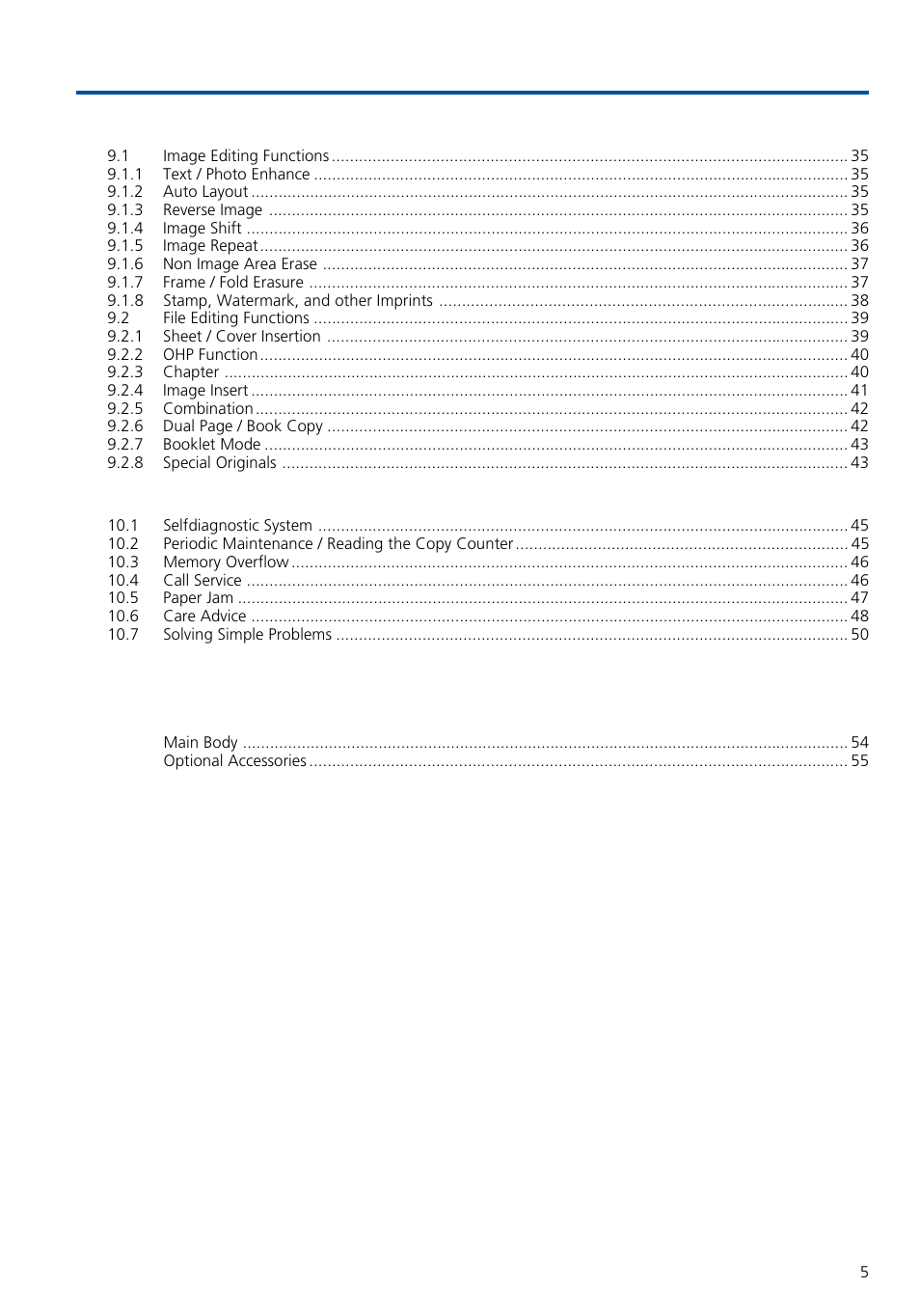 Konica Minolta 7020 User Manual | Page 5 / 58