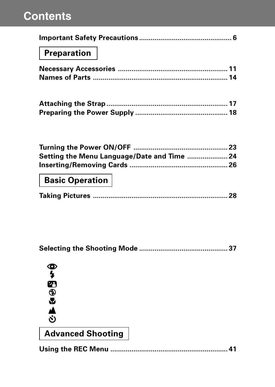 Konica Minolta Konica Digital Revio KD-400Z User Manual | Page 3 / 117