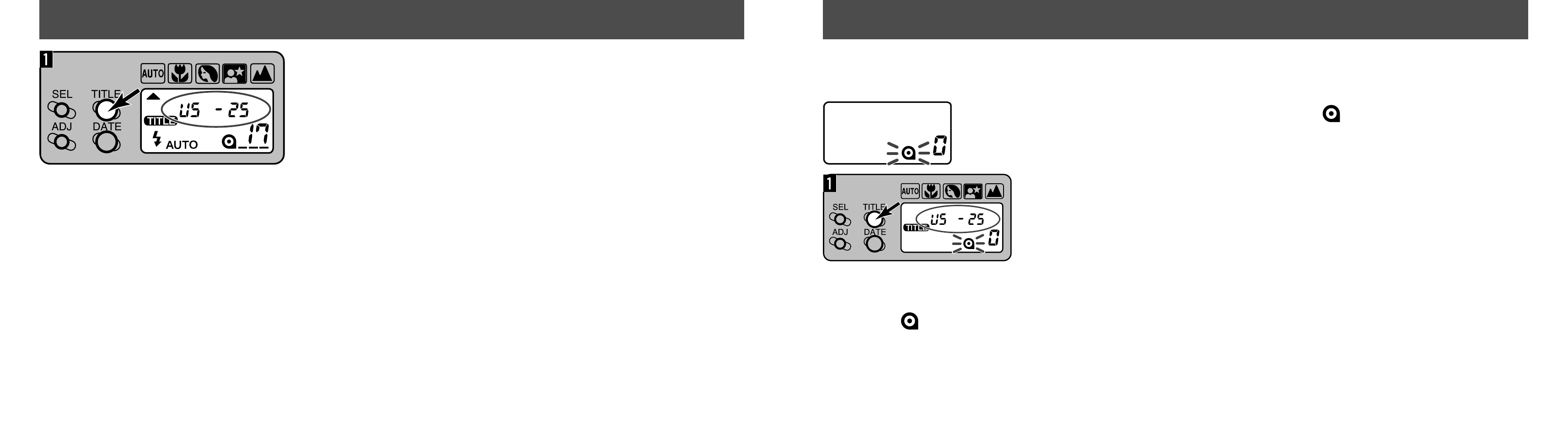 Imprinting the filmstrip title, Imprinting the frame title | Konica Minolta 30 User Manual | Page 33 / 41