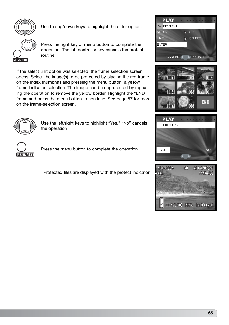 Konica Minolta DiMAGE G600 User Manual | Page 65 / 104