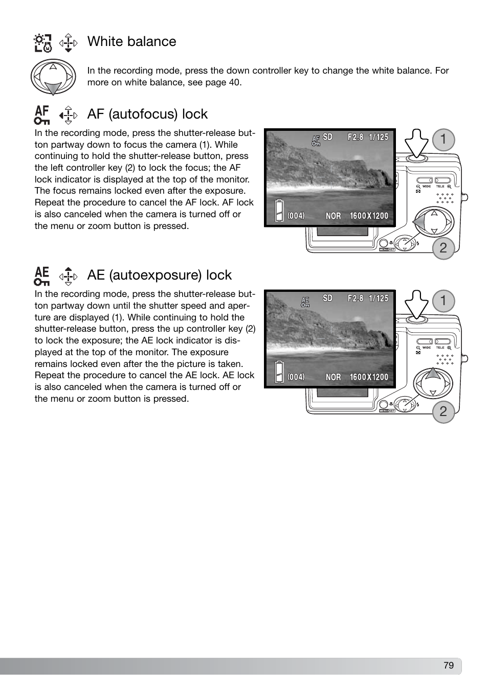 Konica Minolta DiMAGE G600 User Manual | Page 79 / 104