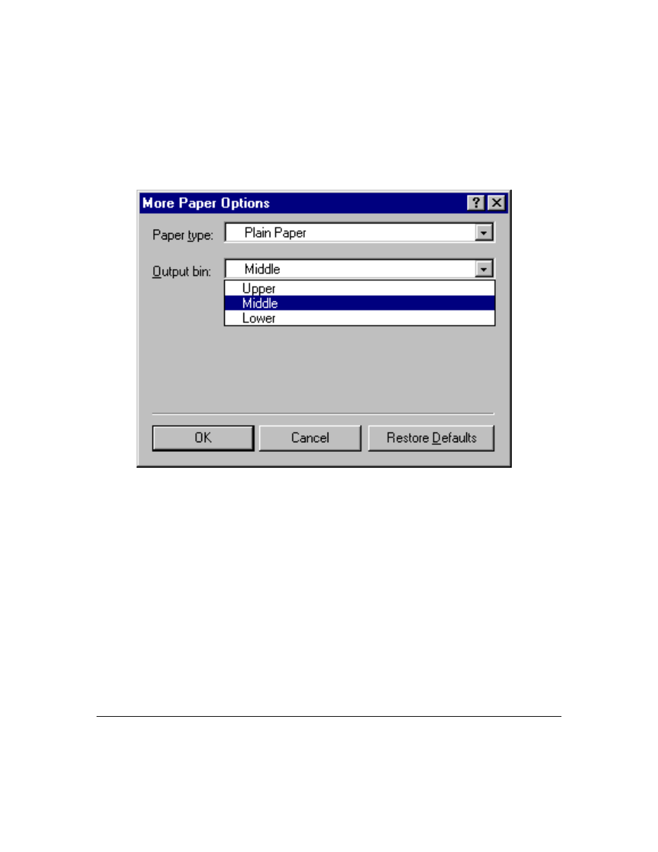 Printer driver screens | Konica Minolta IP-411 User Manual | Page 102 / 241