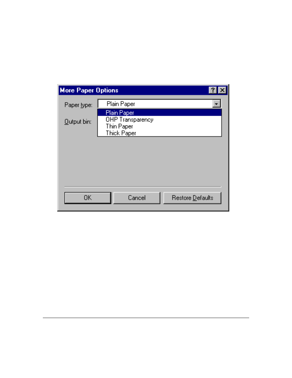 Printer driver screens | Konica Minolta IP-411 User Manual | Page 103 / 241
