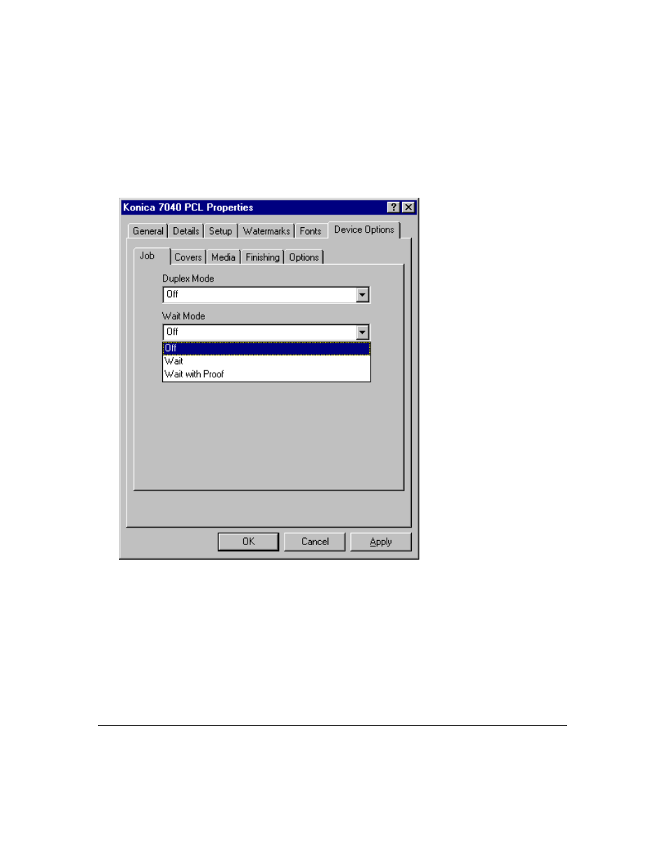 Printer driver screens | Konica Minolta IP-411 User Manual | Page 122 / 241