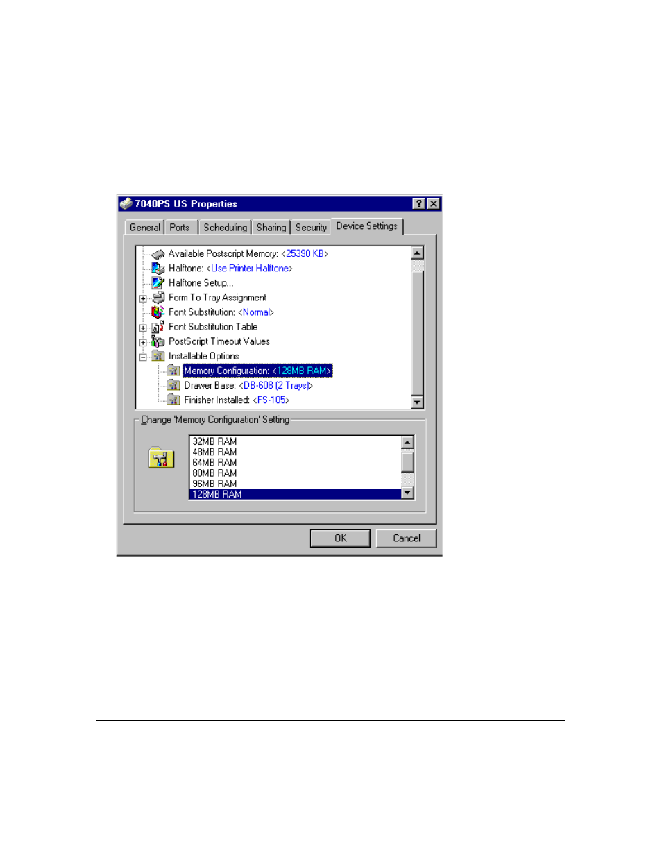 Printer driver screens | Konica Minolta IP-411 User Manual | Page 139 / 241