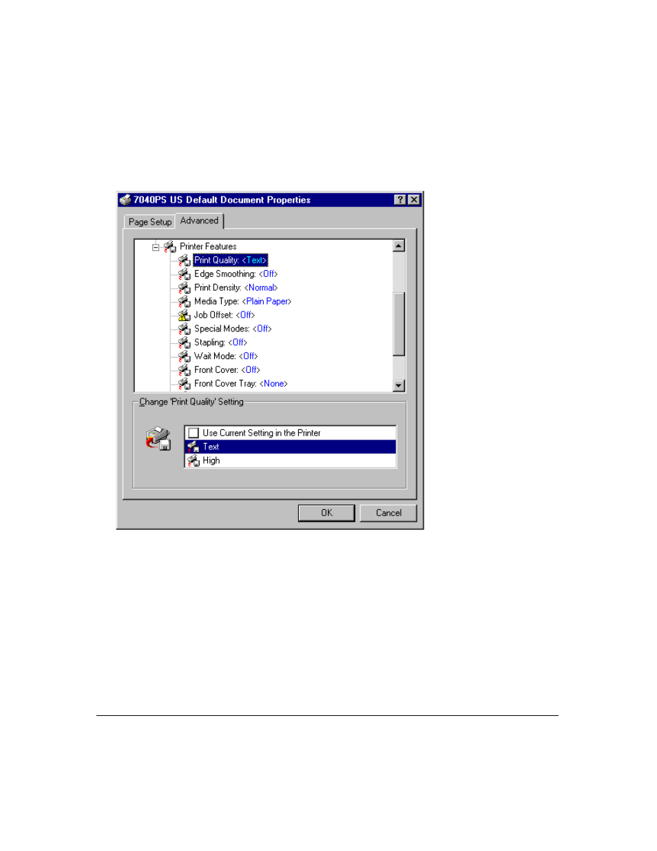 Printer driver screens | Konica Minolta IP-411 User Manual | Page 152 / 241