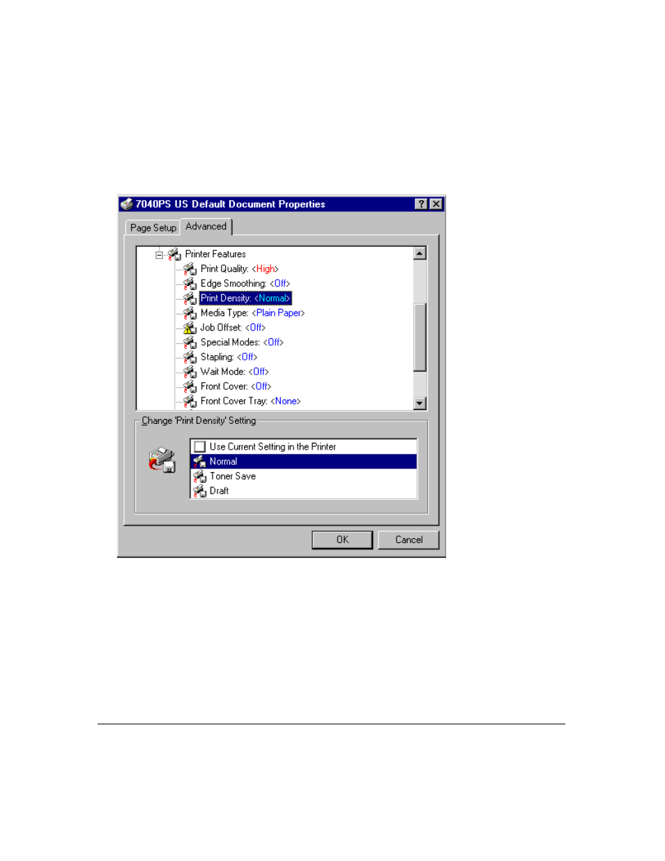 Printer driver screens | Konica Minolta IP-411 User Manual | Page 154 / 241