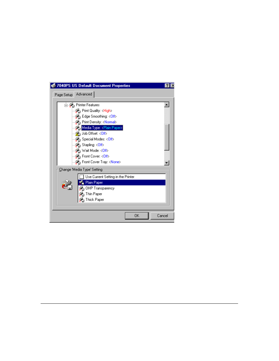 Printer driver screens | Konica Minolta IP-411 User Manual | Page 155 / 241
