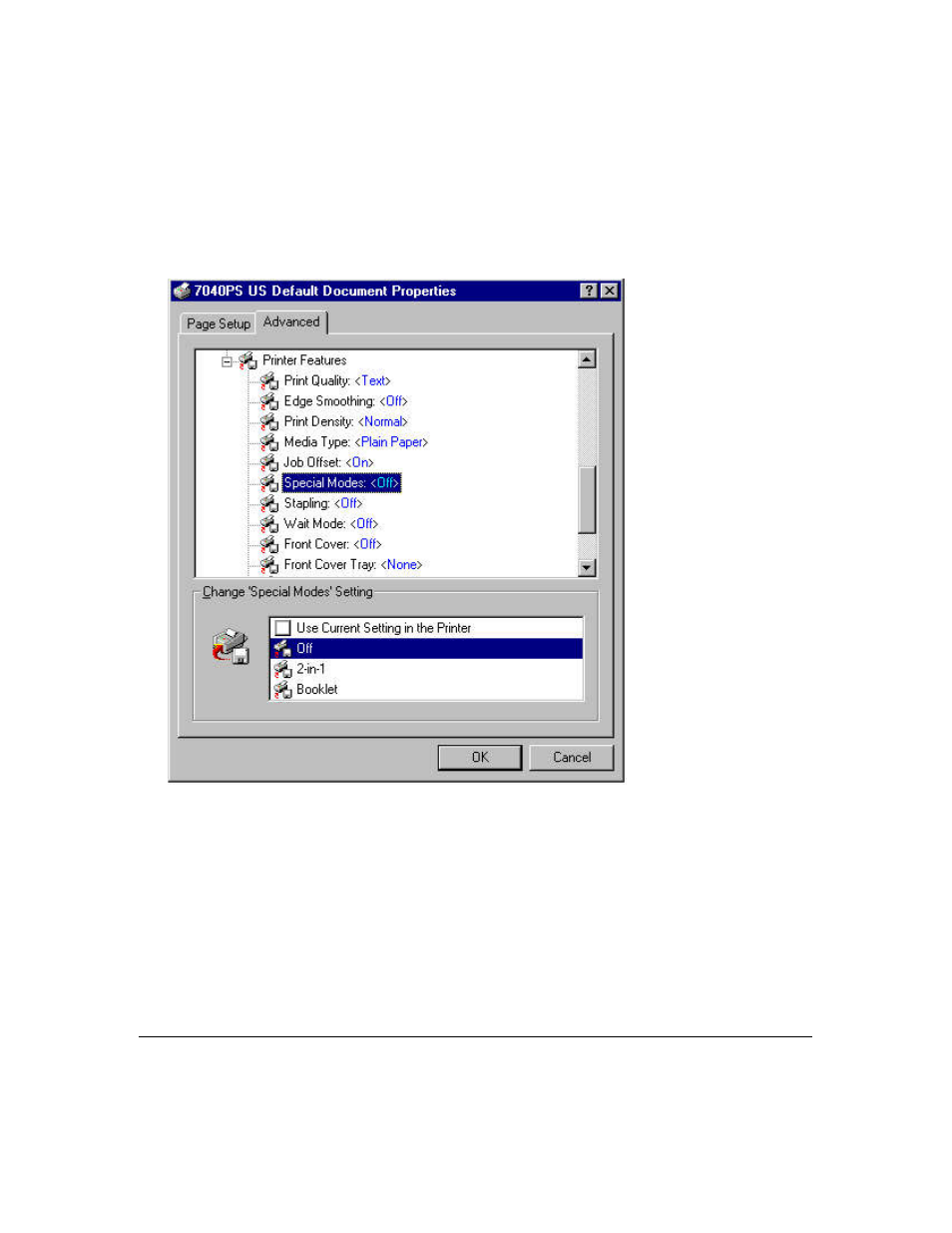 Printer driver screens | Konica Minolta IP-411 User Manual | Page 157 / 241