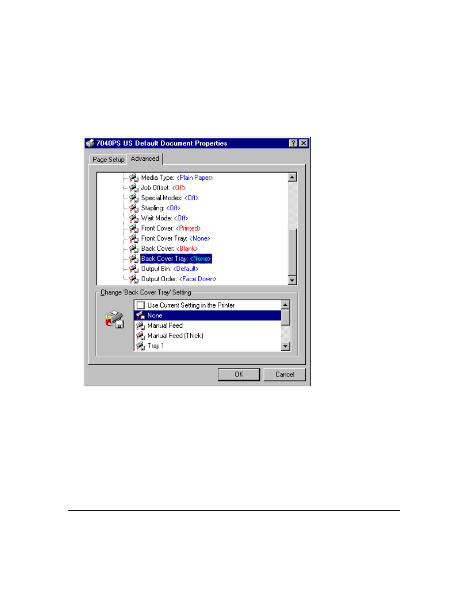 Printer driver screens | Konica Minolta IP-411 User Manual | Page 163 / 241
