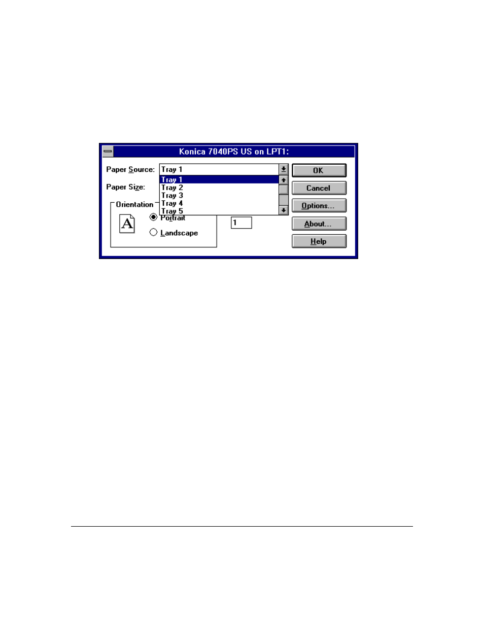 Printer driver screens | Konica Minolta IP-411 User Manual | Page 33 / 241