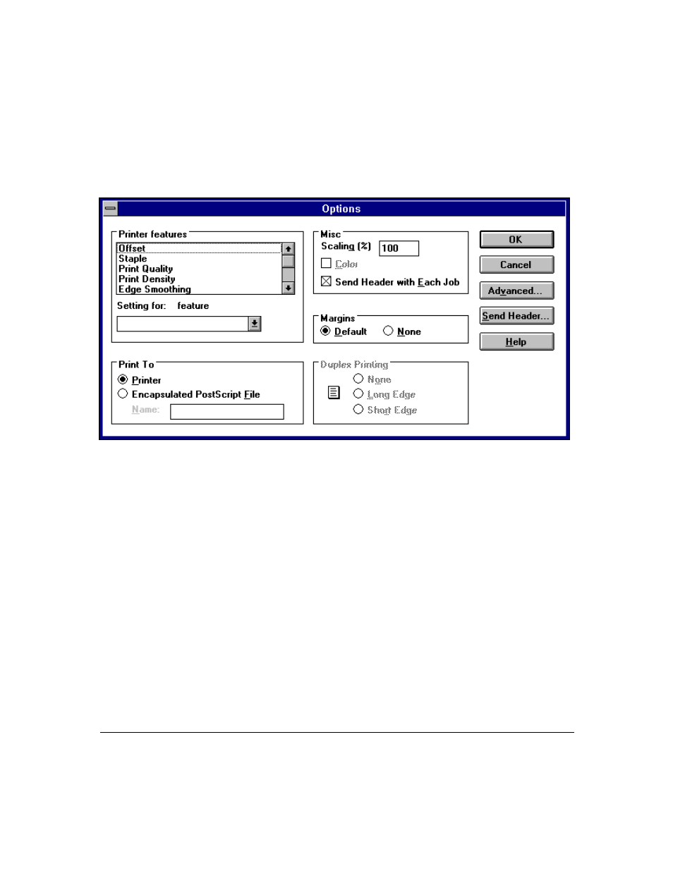 Printer driver screens | Konica Minolta IP-411 User Manual | Page 34 / 241
