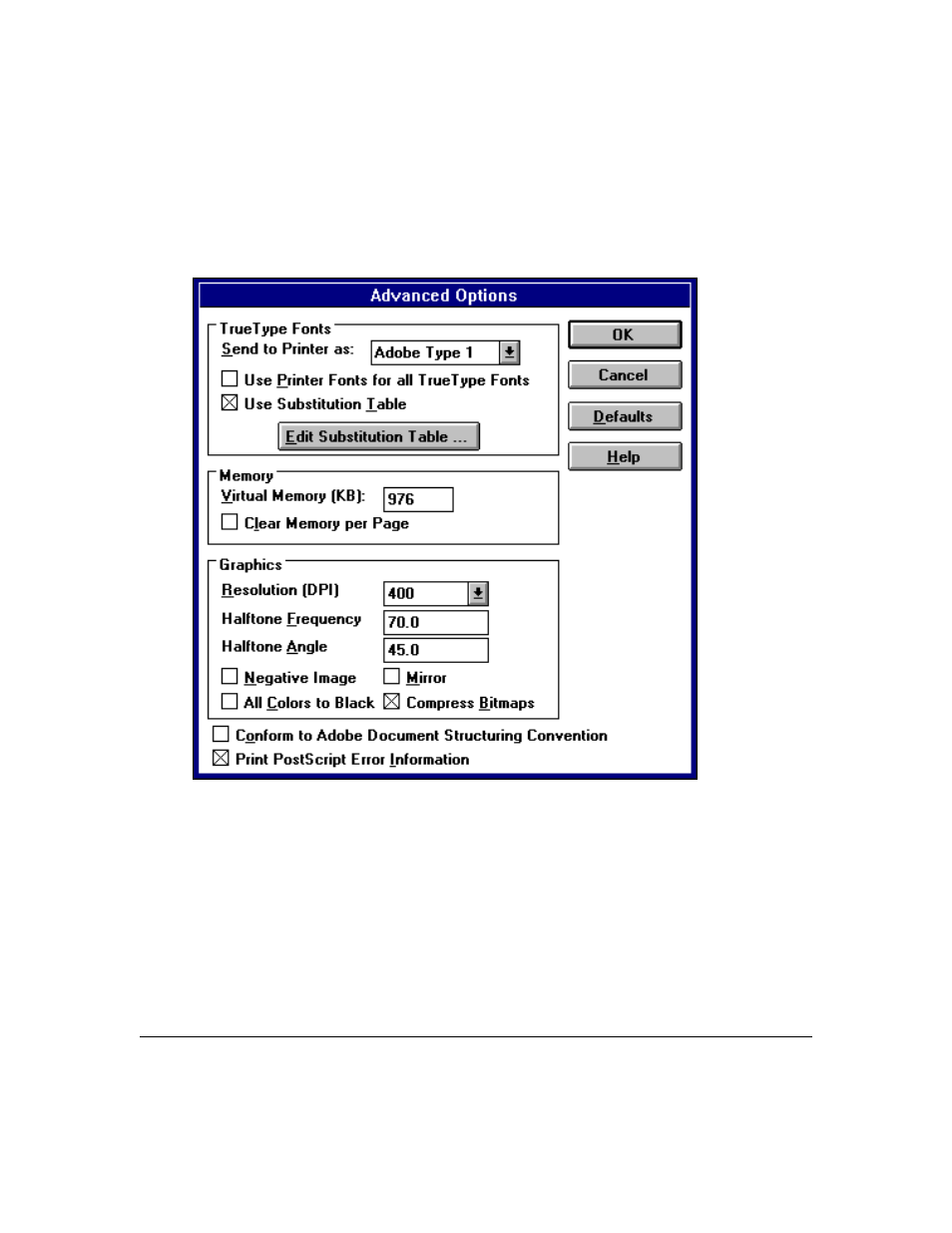 Printer driver screens | Konica Minolta IP-411 User Manual | Page 35 / 241