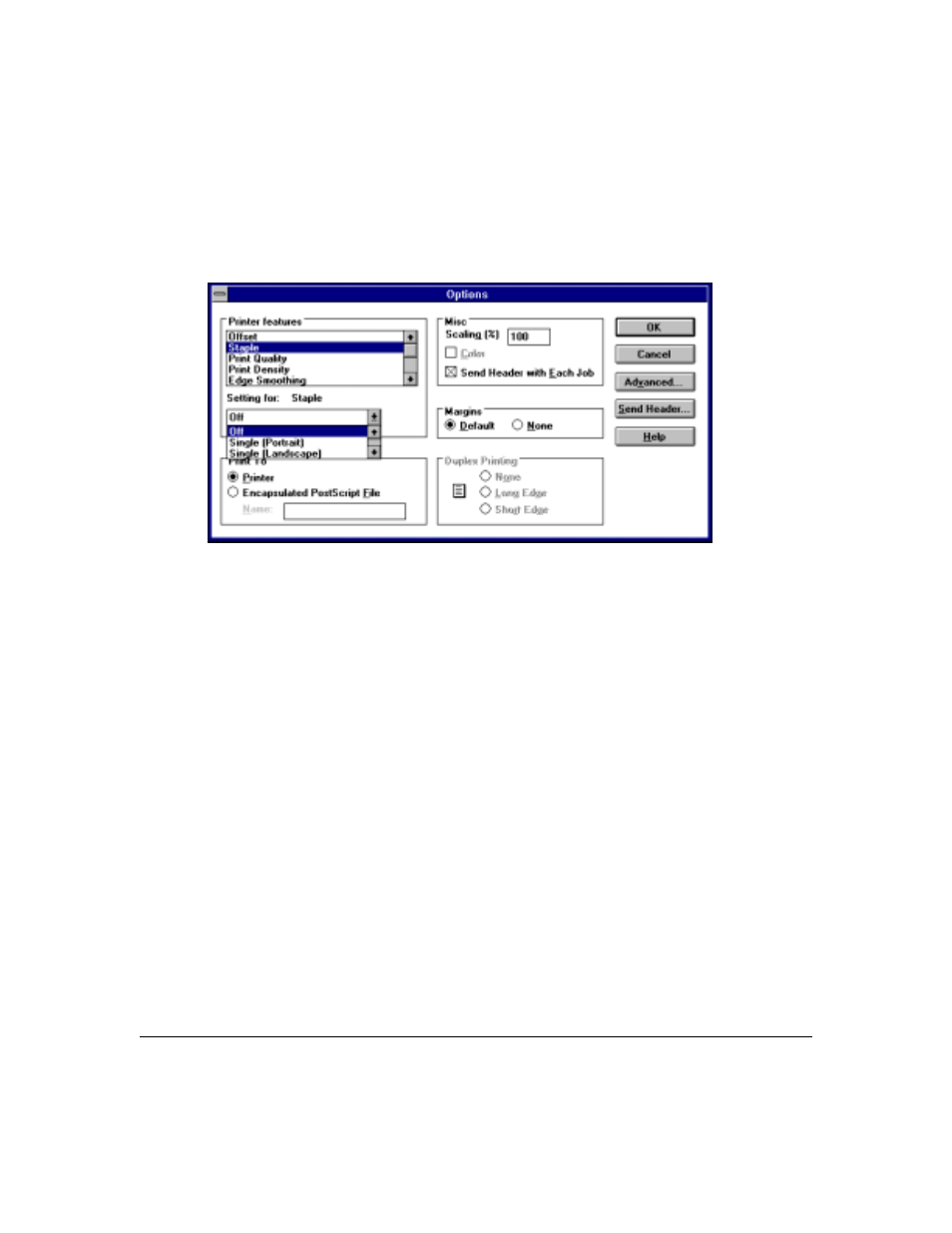 Printer driver screens | Konica Minolta IP-411 User Manual | Page 37 / 241