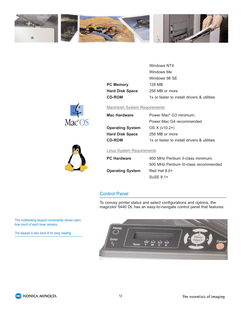 Konica Minolta 5440 DL User Manual | Page 16 / 40