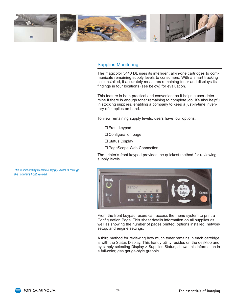 Konica Minolta 5440 DL User Manual | Page 28 / 40