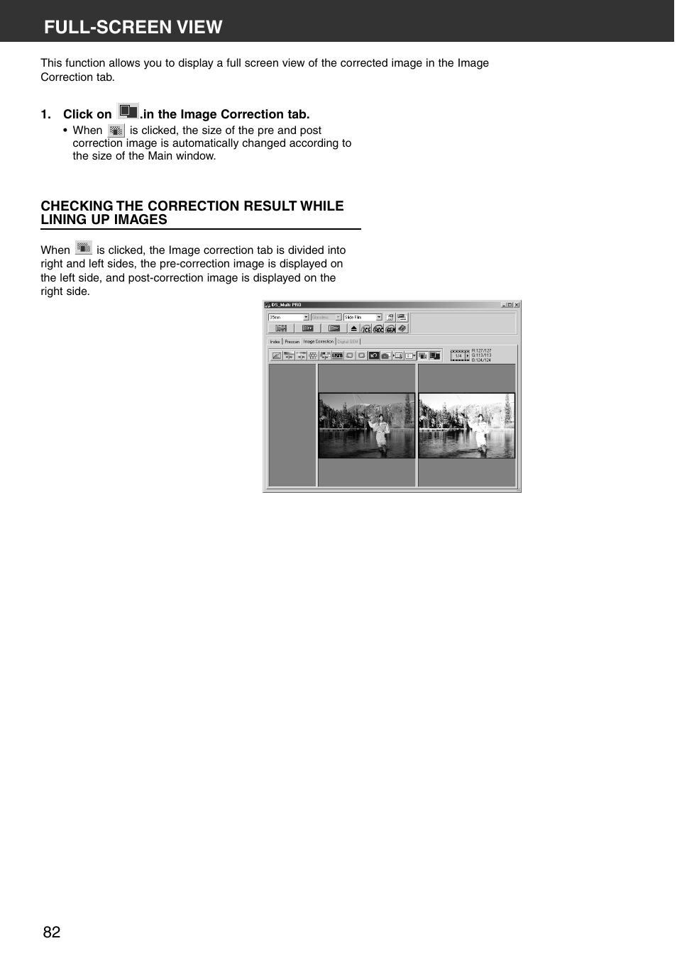 Full-screen view | Konica Minolta DiMAGE Scan Multi PRO User Manual | Page 82 / 129