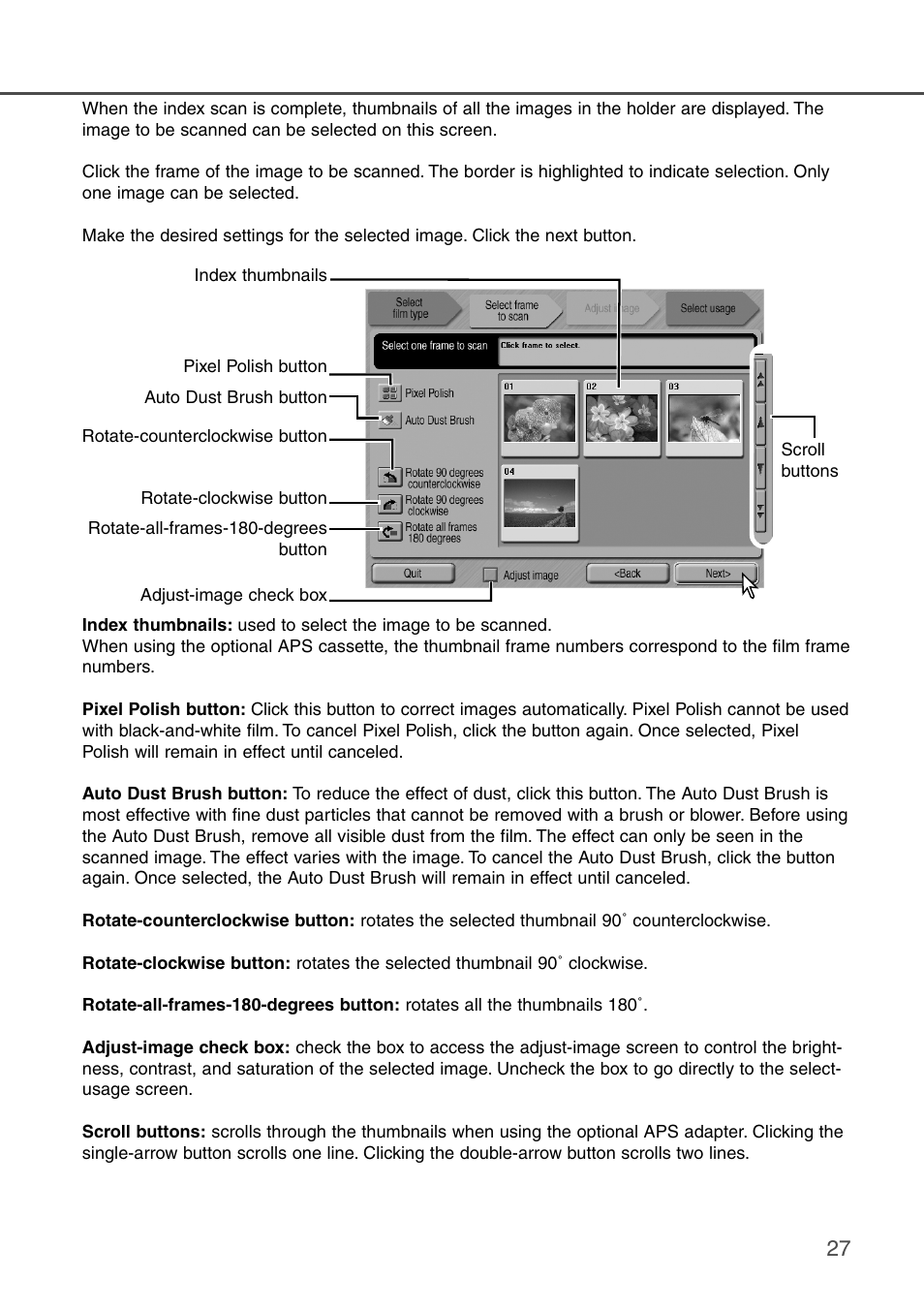 Konica Minolta DiMAGE Scan Dual III AF-2840 User Manual | Page 27 / 92