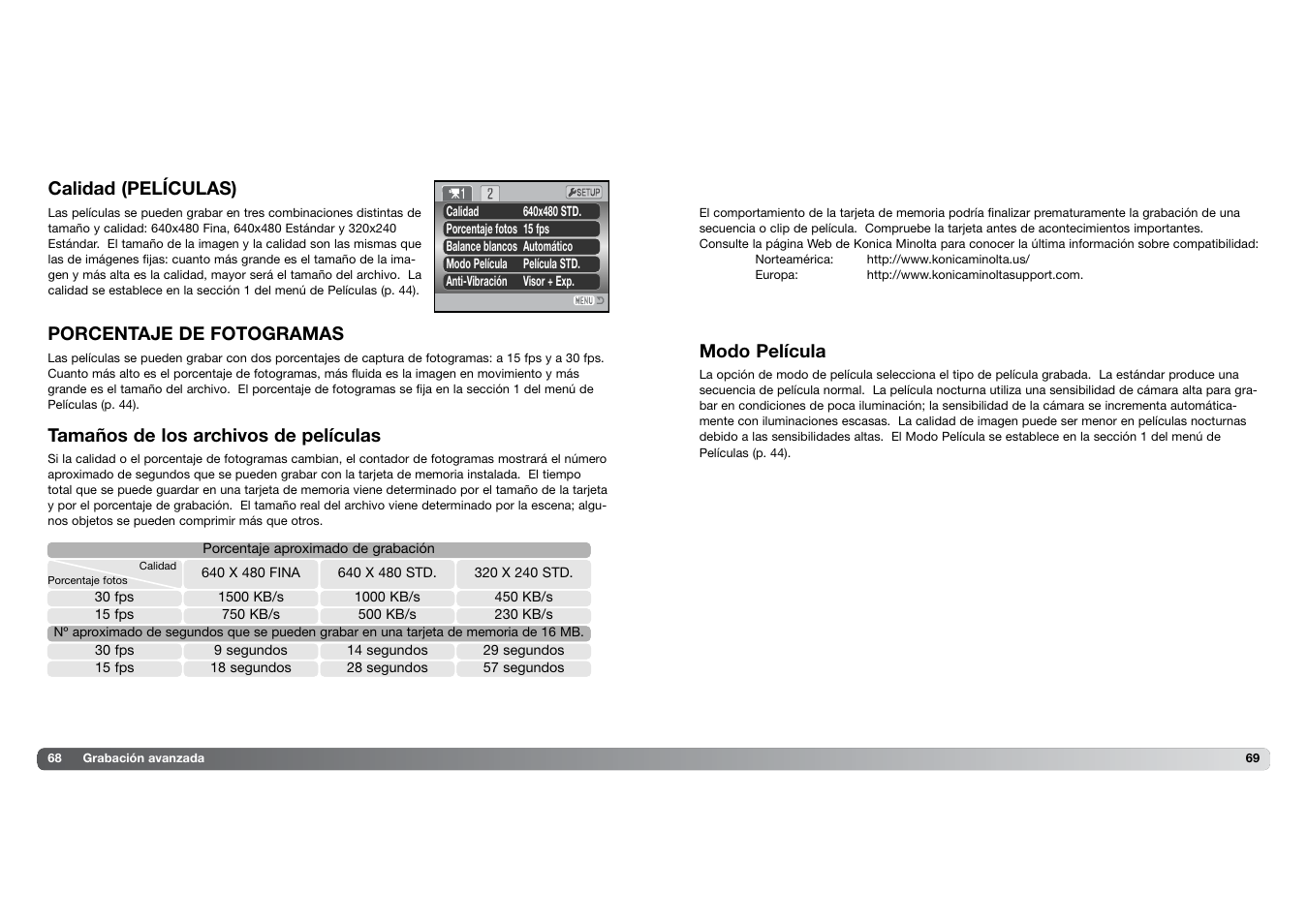 Konica Minolta DIMAGE Z5 User Manual | Page 35 / 66