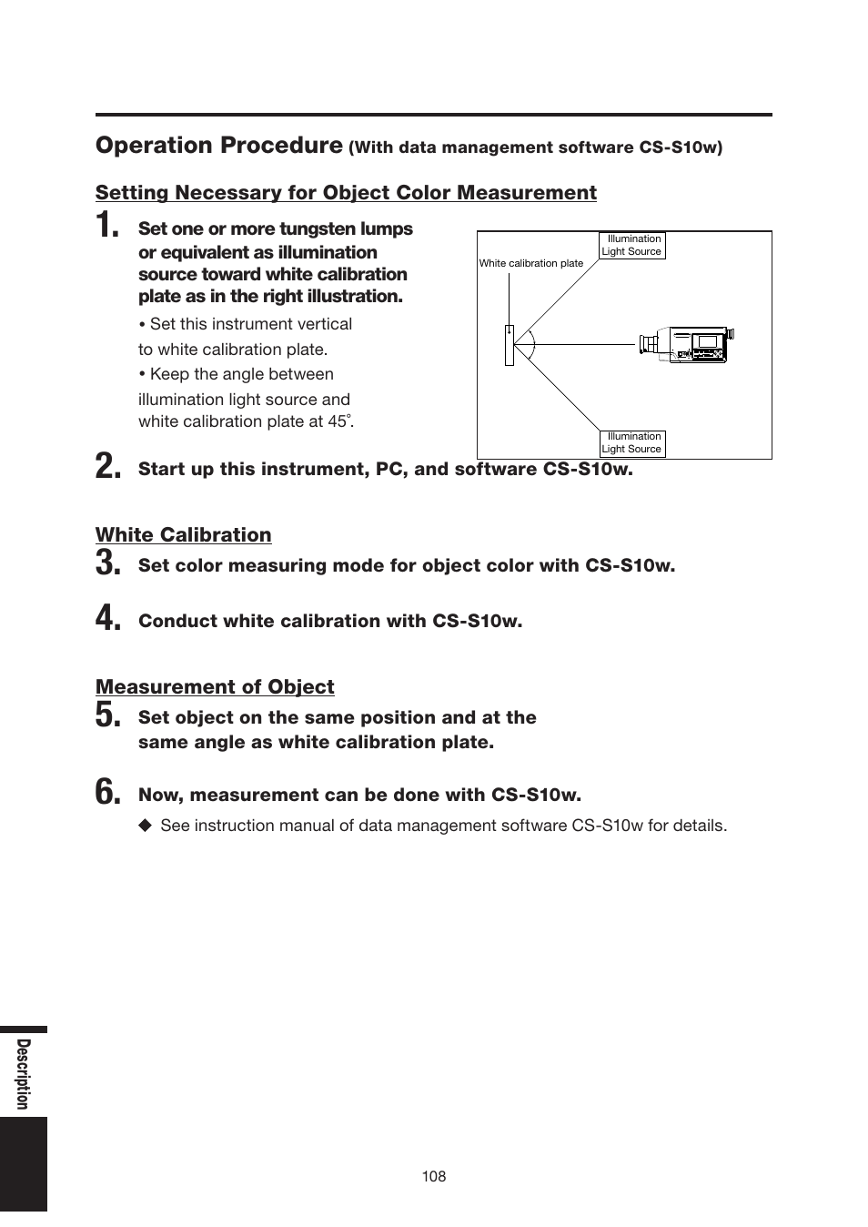 Konica Minolta Chroma Meter CS-200 User Manual | Page 110 / 124