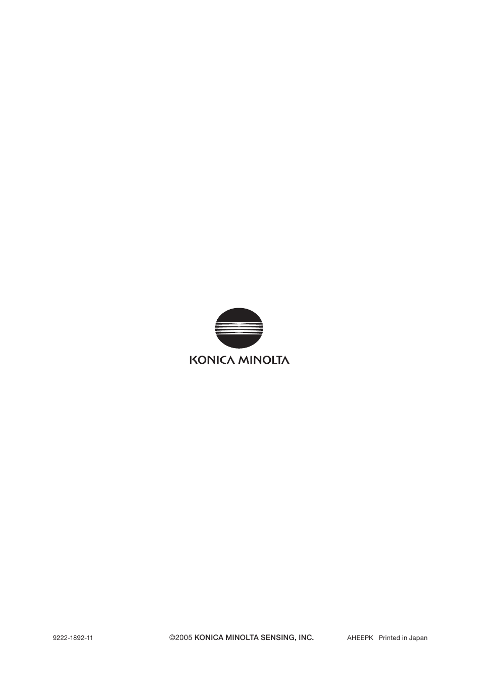 Konica Minolta Chroma Meter CS-200 User Manual | Page 124 / 124
