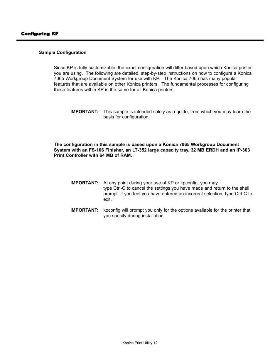 Konica Minolta Konica Print Utility KP User Manual | Page 15 / 52