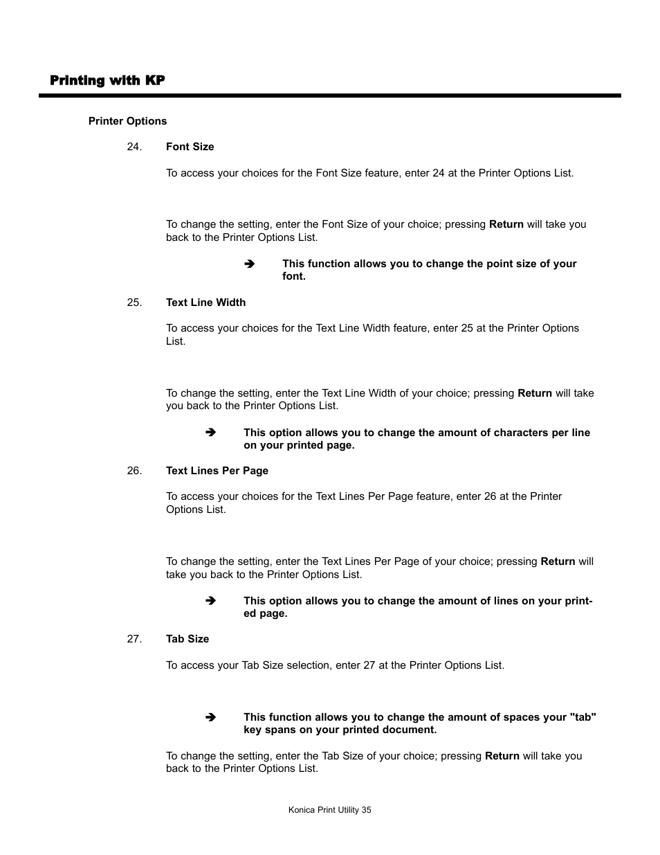 Konica Minolta Konica Print Utility KP User Manual | Page 38 / 52