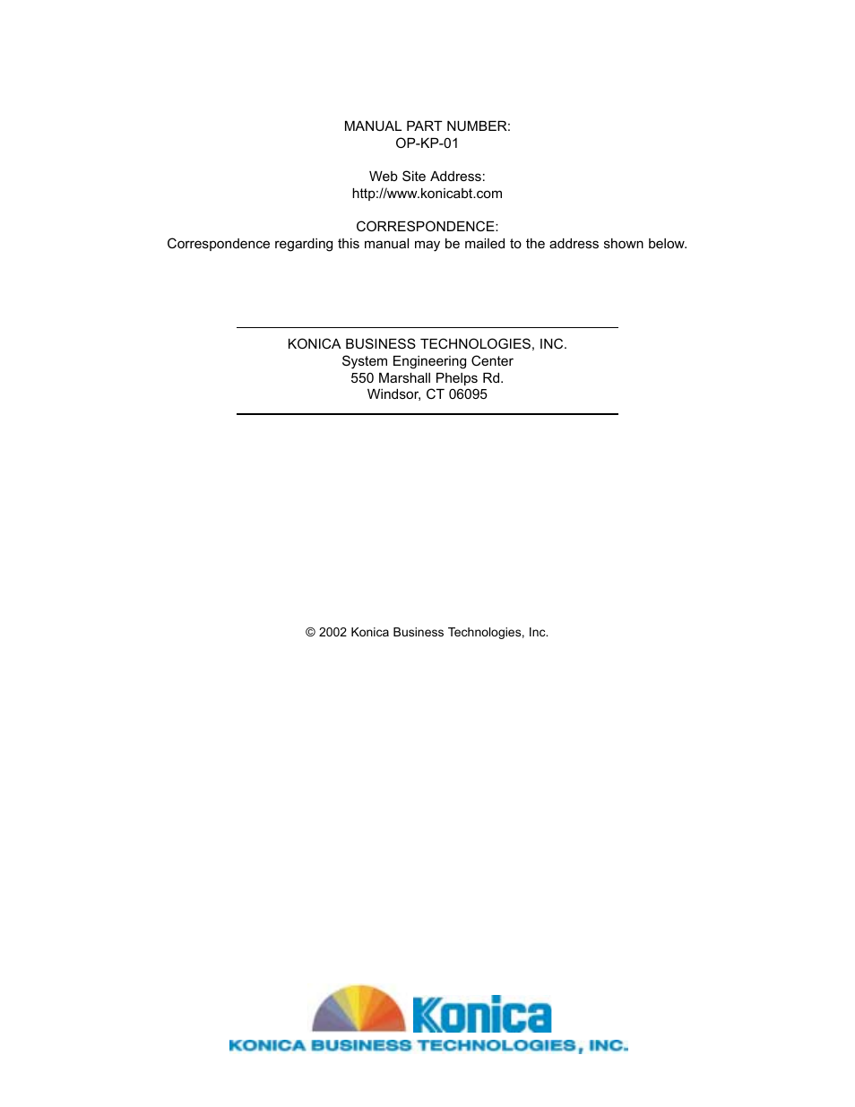 Konica Minolta Konica Print Utility KP User Manual | Page 52 / 52