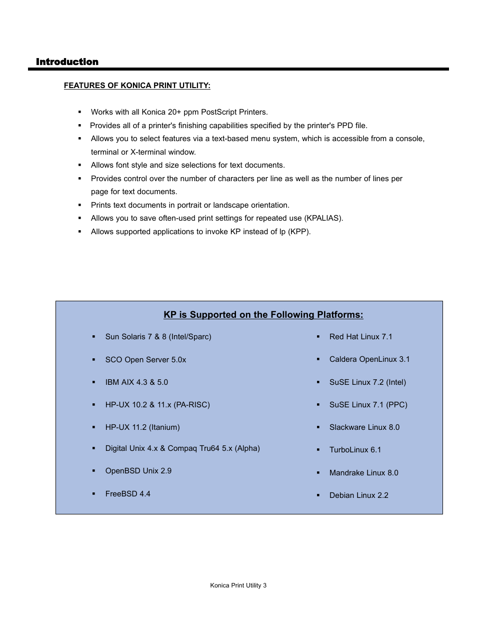 Konica Minolta Konica Print Utility KP User Manual | Page 6 / 52