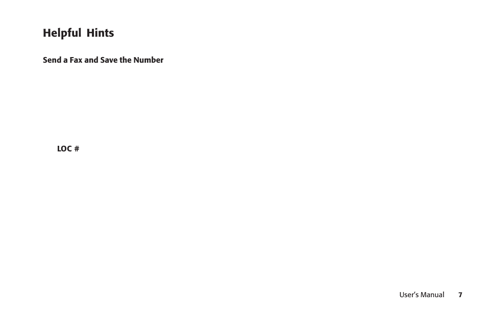 Helpful hints | Konica Minolta Fax 9930 User Manual | Page 22 / 249