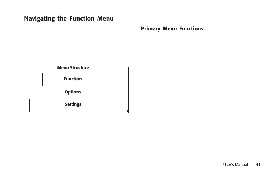 Navigating the function menu | Konica Minolta Fax 9930 User Manual | Page 56 / 249