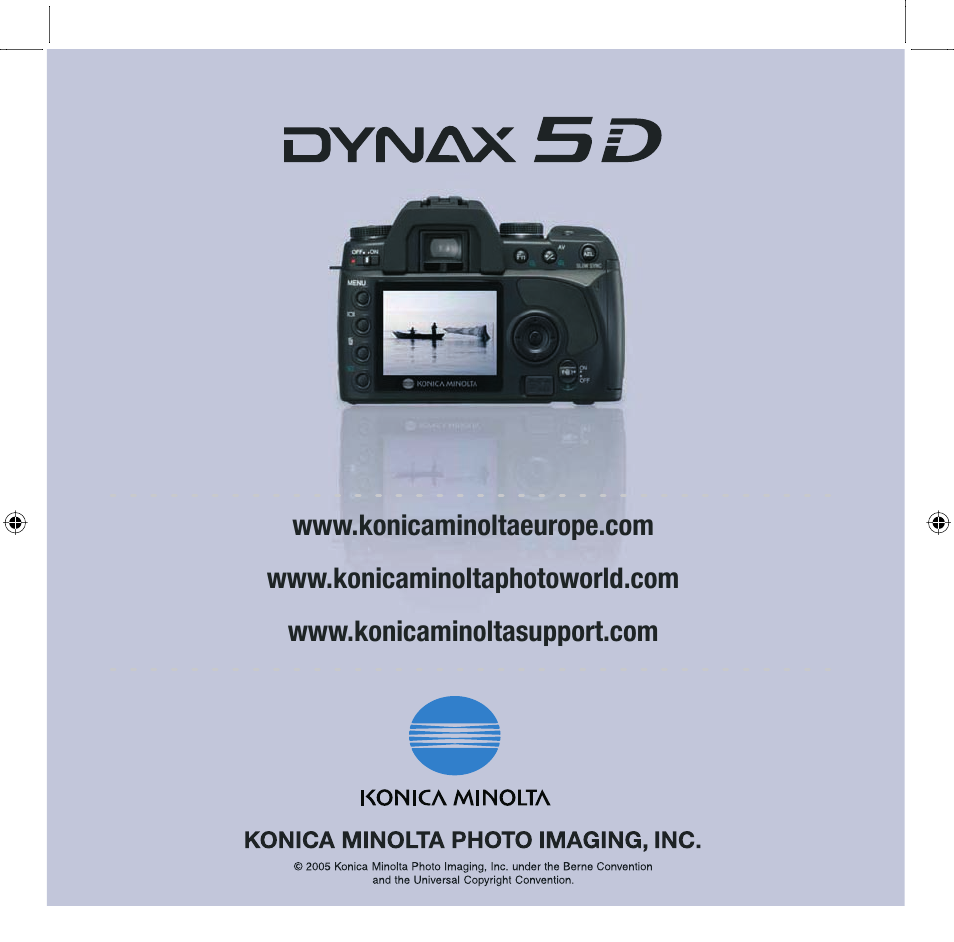 Konica Minolta Dynax 5D User Manual | Page 27 / 27