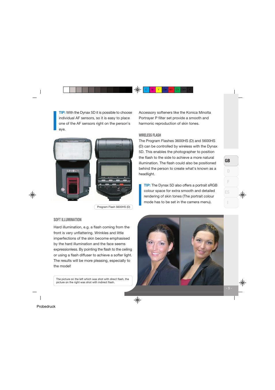 Df gb i es | Konica Minolta Dynax 5D User Manual | Page 6 / 27