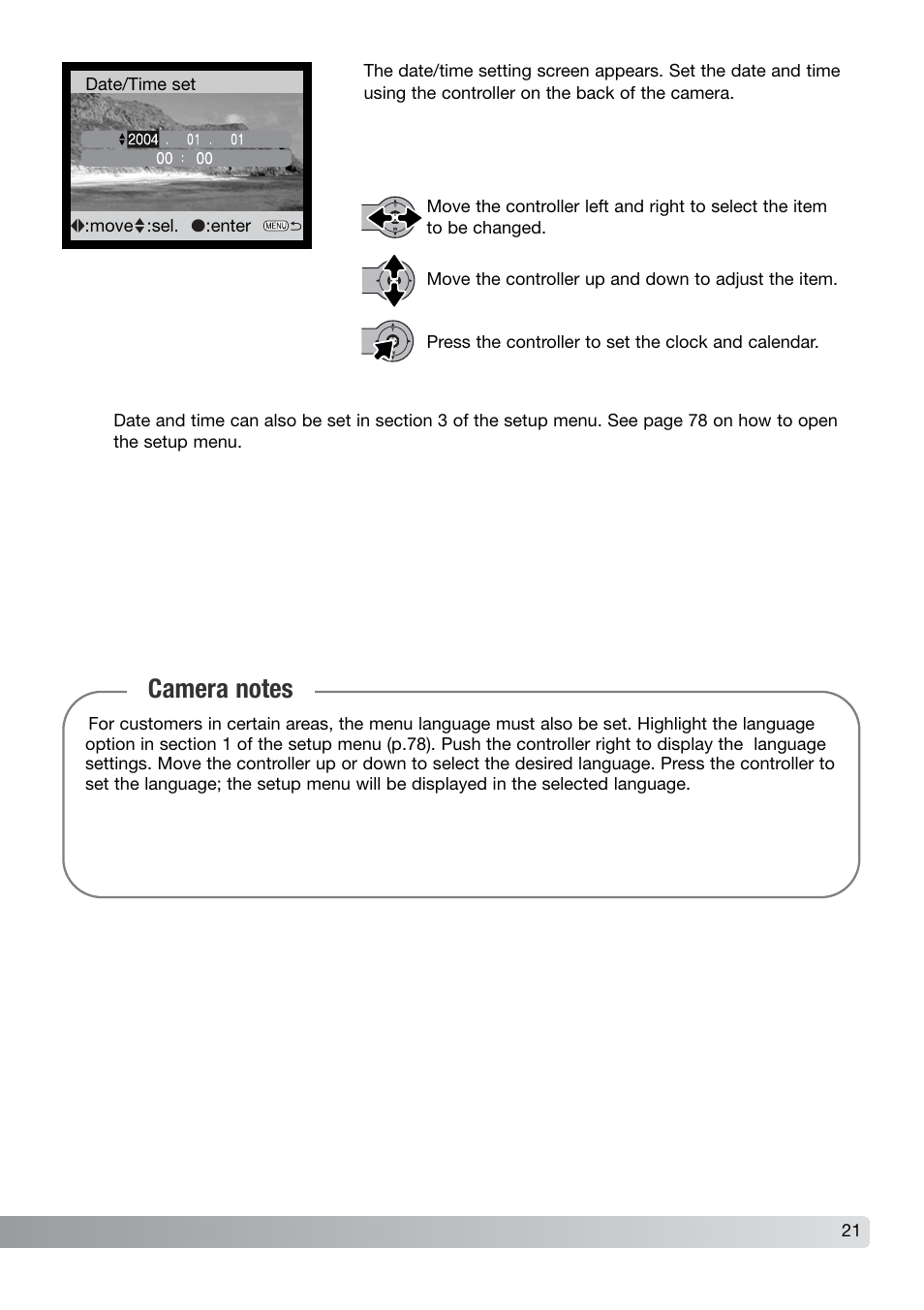 Konica Minolta DiMAGE X21 User Manual | Page 21 / 112