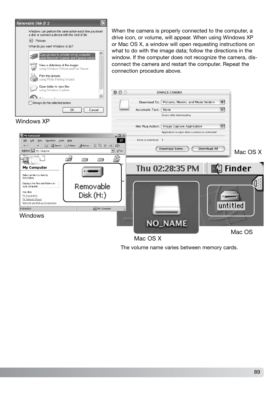 Konica Minolta DiMAGE X21 User Manual | Page 89 / 112