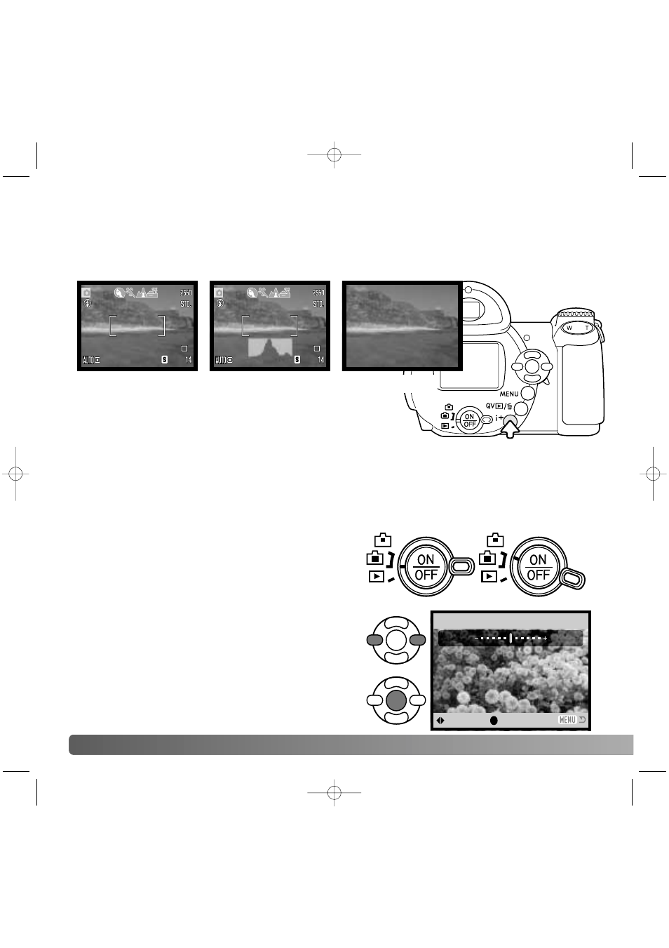 Button adjusting monitor brightness | Konica Minolta DIMAGE-Z20 User Manual | Page 28 / 65