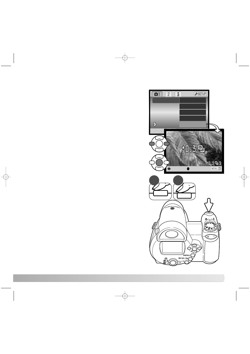 Bracketing | Konica Minolta DIMAGE-Z20 User Manual | Page 49 / 65