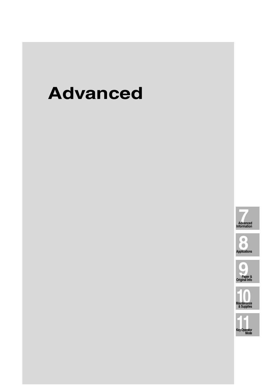 Advanced | Konica Minolta 7130 User Manual | Page 129 / 294