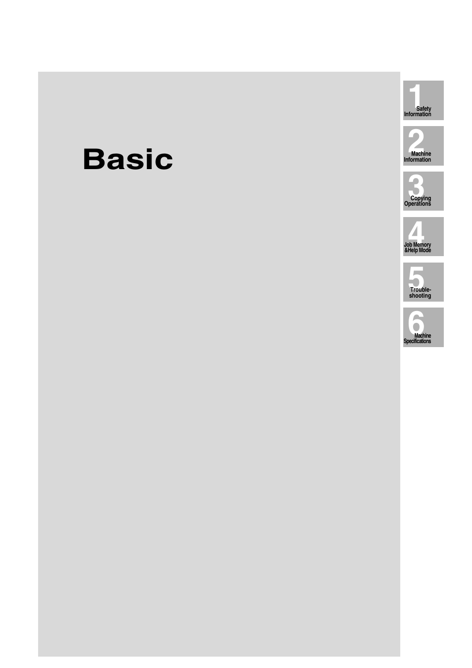 Basic | Konica Minolta 7130 User Manual | Page 17 / 294