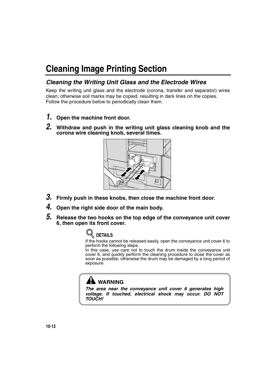 Cleaning image printing section | Konica Minolta 7130 User Manual | Page 232 / 294