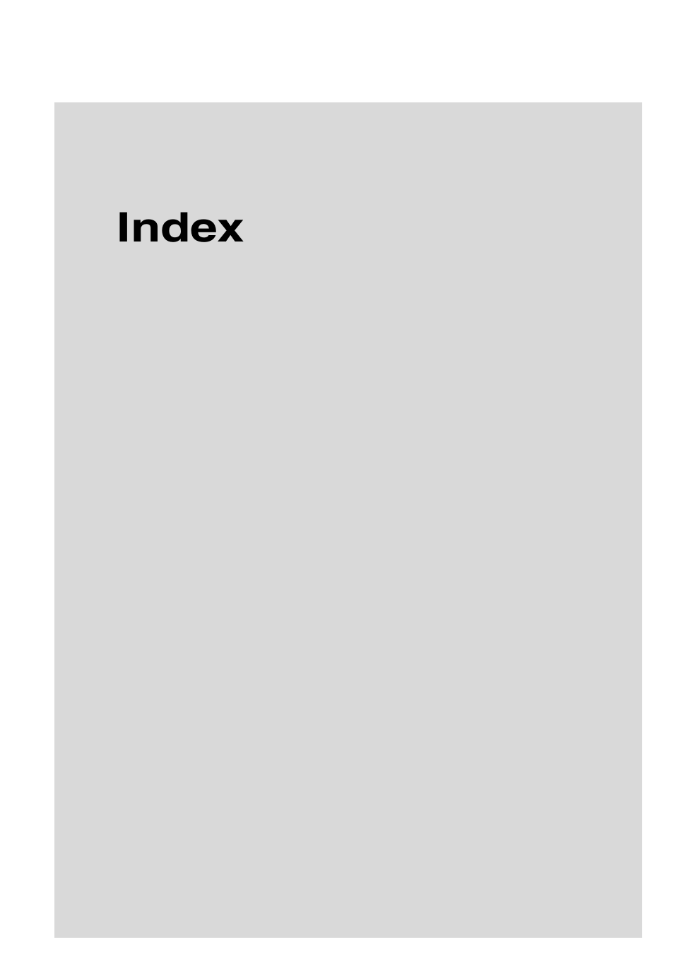 Index | Konica Minolta 7130 User Manual | Page 287 / 294