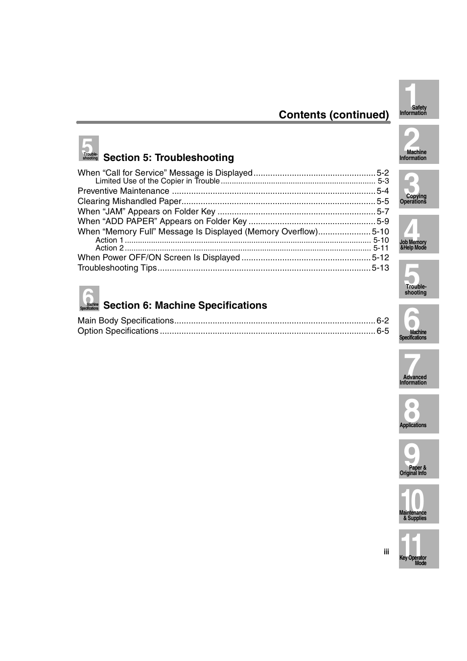 Konica Minolta 7130 User Manual | Page 7 / 294