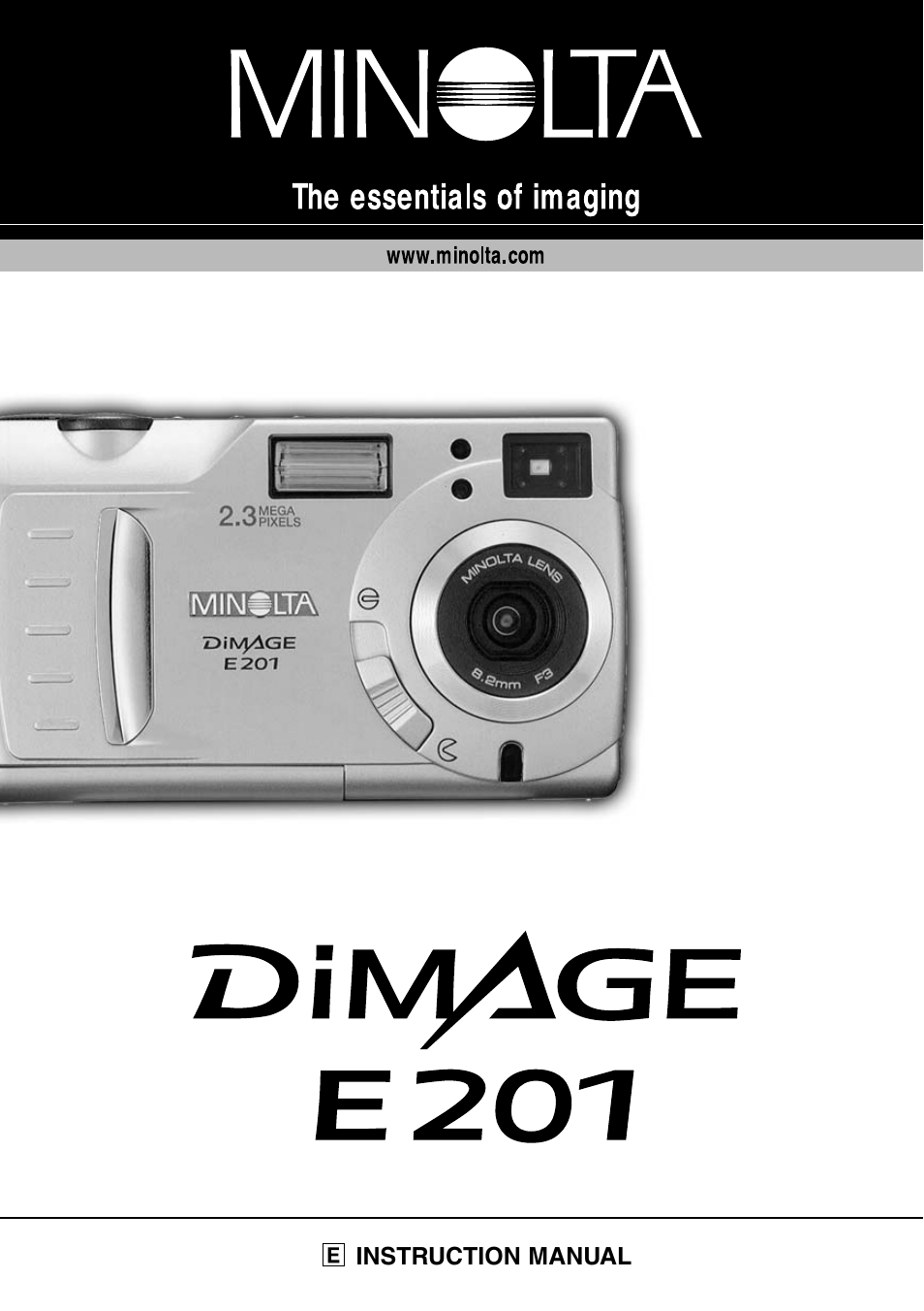 Konica Minolta DiMAGE E201 User Manual | 96 pages
