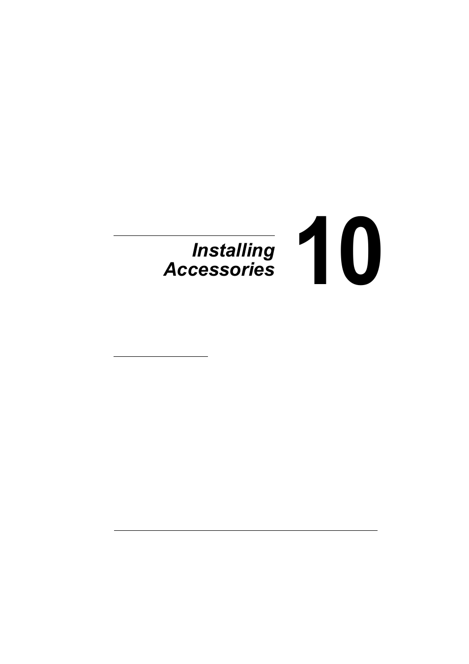 Ch.10 installing accessories, 10 installing accessories | Konica Minolta magicolor 2530 DL User Manual | Page 133 / 154