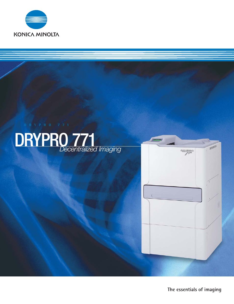 Konica Minolta Drypro 771 User Manual | 4 pages