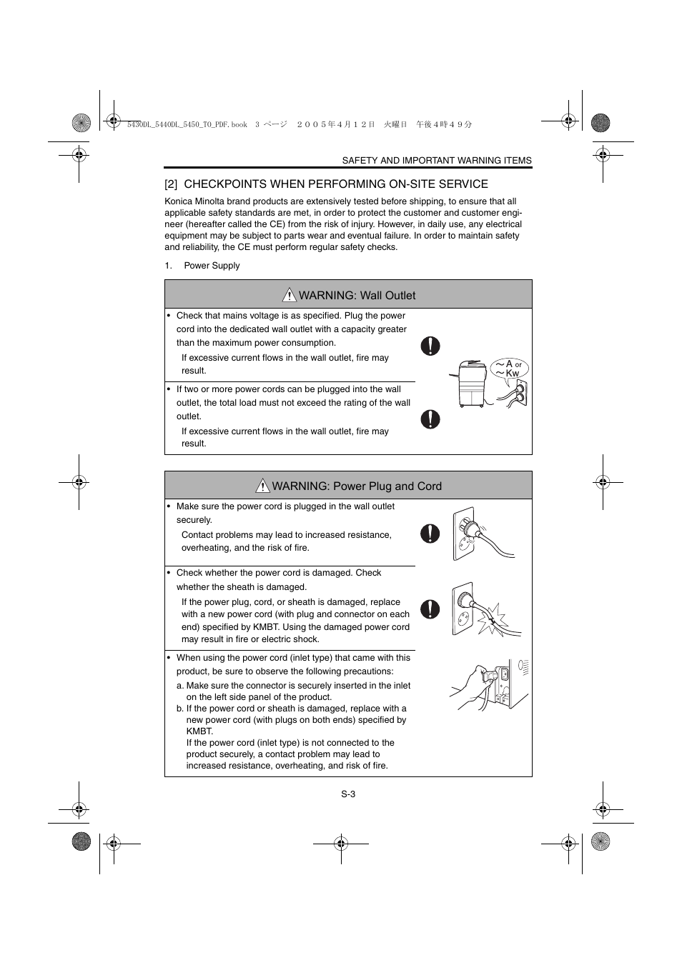 Konica Minolta 5430 DL 5440 DL 5450 User Manual | Page 4 / 193