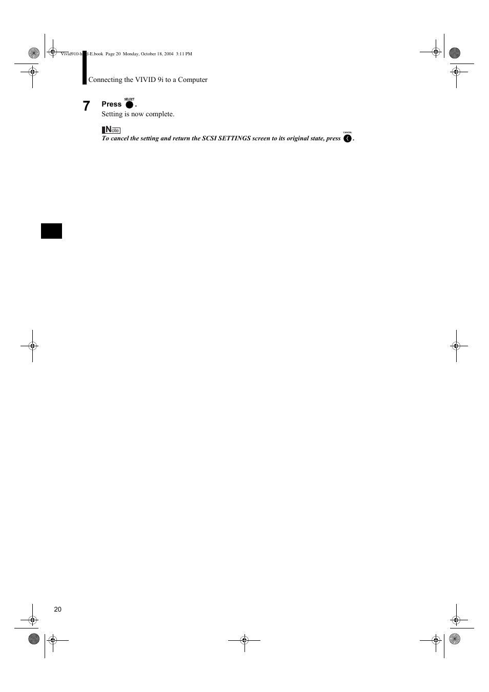 Konica Minolta NON-CONTACT 3D DIGITIZER VIVID 9i User Manual | Page 22 / 56